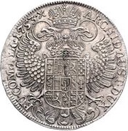 1 Thaler - Maria Theresia Hall, Austria, 1751-1753 reverse image
