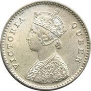 2 Annas - Victoria obverse image