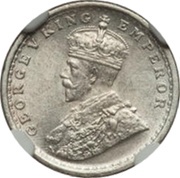 2 Annas - George V obverse image