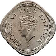 2 Annas - George VI obverse image