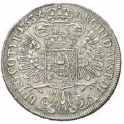 1 Thaler - Maria Theresia Vienna, Austria, 1753 reverse image