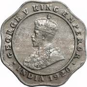 4 Annas - George V obverse image