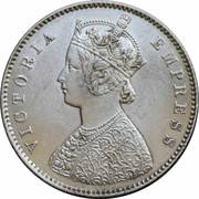 ½ Rupee - Victoria obverse image