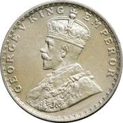 ½ Rupee - George V obverse image