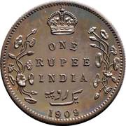 1 Rupee - Edward VII, India, 1903-1910 reverse image