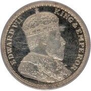 1 Rupee - Edward VII Pattern obverse image