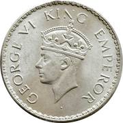 1 Rupee - George VI obverse image