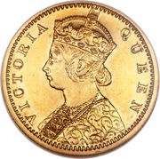 5 Rupees - Victoria obverse image