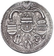 Double Schauguldiner - Maximilian I Hall, Austria, 1505 reverse image