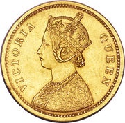 1 Mohur - Victoria obverse image