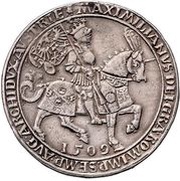 2 Guldiner - Maximilian I Hall obverse image