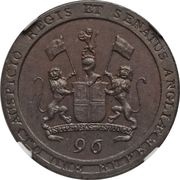 1⁄96 Rupee ½ Dub obverse image
