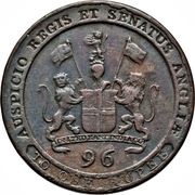 1⁄96 Rupee ½ Dub obverse image