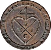 1⁄48 Rupee, Dub, India, 1797 reverse image