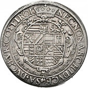 2 Thalers - Rudolf II Hall, Austria, 1604 reverse image