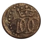1 Cash - Frederik IV reverse image