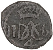 4 Cash - Frederik V, India, 1761-1763 reverse image