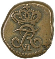 10 Cash - Frederik VI obverse image