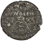 1 Royalin - Frederik V reverse image