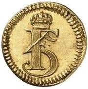1 Royalin - Frederik V Pattern obverse image