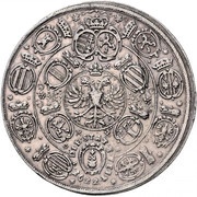 2 Thalers - Ferdinand II Wedding; St Veit, Austria, 1622 reverse image