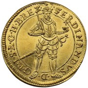 1 Ducat - Ferdinand II Graz obverse image