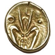 1 Fanam East India Company imitation obverse image