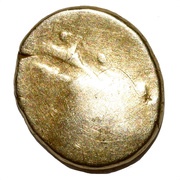 1 Fanam East India Company imitation, India, 1639-1785 reverse image