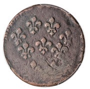 1 Fanon Pondichery, India, 1723 reverse image