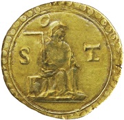1 Pardau S. Tomé - João III Cochim mint reverse image