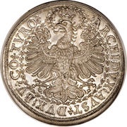 2 Thalers - Leopold I Hall, Austria, 1668-1670 reverse image