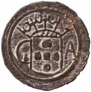 1 Bazaruco - Filipe II Goa mint obverse image