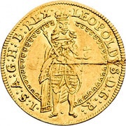 1 Ducat - Leopold I Graz obverse image