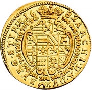 1 Ducat - Leopold I Graz, Austria, 1676-1682 reverse image