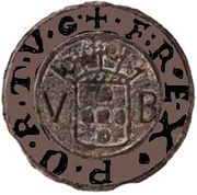 V Bazarucos - Filipe II Damão mint to Baçaim obverse image