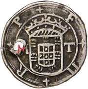 ½ Tanga - Filipe II Goa mint obverse image