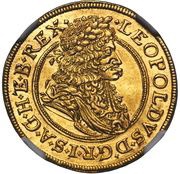 1 Ducat - Leopold I Vienna obverse image