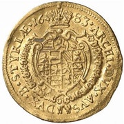 1 Ducat - Leopold I Graz, Austria, 1683-1689 reverse image