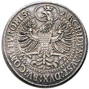 2 Thalers - Leopold I Hall, Austria, 1685-1686 reverse image
