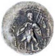 2 Tangas - João IV Goa mint to Diu, India, 1654-1656 reverse image