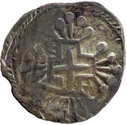 ½ Xerafim - Pedro II Damão mint, India, 1684-1706 reverse image