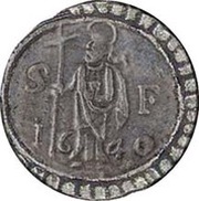 1 Xerafim - Filipe III Goa mint, India, 1640-1641 reverse image