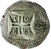 2 Xerafins - Pedro II O-D, Dio mint, India, 1688 reverse image