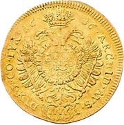 1 Ducat - Leopold I Vienna, Austria, 1686-1702 reverse image
