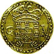 São Tomé de 5 Xerafins - Filipe I Goa mint obverse image