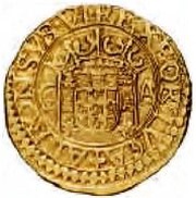 São Tomé de 5 Xerafins - Afonso VI Goa mint obverse image