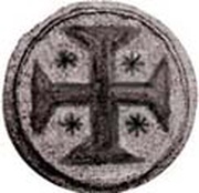 1 Bazaruco - José I Damão mint, India, 1760-1777 reverse image