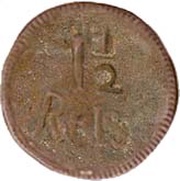 1½ Real "Ducrah" - Maria I Dio mint reverse image