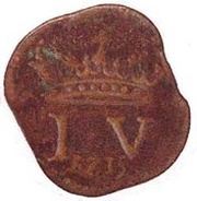 2½ Réis - João V Goa mint obverse image