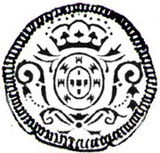 3 Réis - João Prince Goa mint obverse image